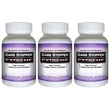 CARB STOPPER EXTREME (3 Bottles) - High Performance  Carbohydrate & Starch Blocker Formula/Diet, Fat Loss, Slimming  Supplement with White Kidney Bean Extract.