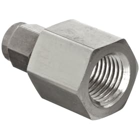 Parker 2FSC4N-316 316 Stainless Steel A-LOK Female Connector 1/8" Compression Fitting 1/4" F NPT