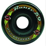 Kryptonics Wheels - Route 59,59mm,78A,Black, Set of 4