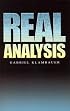 Real Analysis (Dover Books on Mathematics)