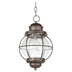 Hatteras Outdoor Hanging Lantern, 16Hx10D, GILDED COPPER by 