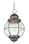 Hatteras Outdoor Hanging Lantern, 16"Hx10"D, GILDED COPPER