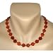 Hawaiian Koa Wood Plumeria Flower Necklace