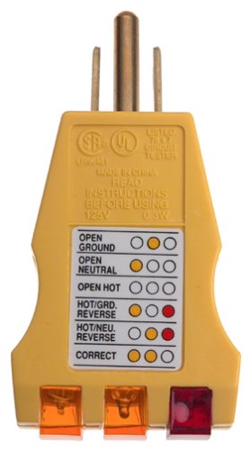 Gardner Bender GRT-500A Receptacle Tester and Circuit Analyzer