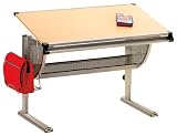 Produkt-Bild: Links 50500450 Plato Schreibtisch Metall MDF Buche Dekor 115x73x62-93 cm