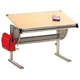 Links 50500450 Plato Schreibtisch Metall MDF Buche Dekor 115x73x62-93 cmvon "Links"