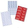 Etiketten-Set f�r Umzug und Achivierung, 186 tlg.