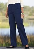 Tummy-Control Twill Pants