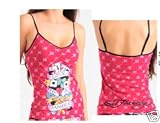 Ed Hardy - ED HARDY #3005 SHELF BRA CAMISOLE LOVE IS A GAMBLE