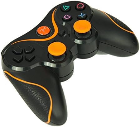 Adreamcity Wireless Bluetooth Game Pad Controller For PS3(Black and Orange)