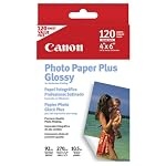 Canon 4x6 Glossy Photo Paper Plus, 120 Sheets (PP-101)