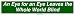 An Eye for an Eye Leaves the Whole World Blind Bumper Sticker