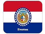 US State Flag - Everton, Missouri (MO) Mouse Pad