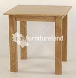 2ft 6 x 2ft 6 Solid Oak Square Dining Table