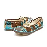 Sugar Chain Jane Flats Turquoise (Blue)