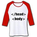 HTML_Element 七分袖リブラグランTシャツ html