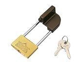 日中製作所 クレセント南京錠YKK用L 2本キー 146L-U