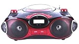 MP3-CD-SD-USB Multi-Media Player, AUX-IN 4-speaker Boombox, AM/FM Portable Radio
