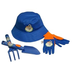 Midwest DO7-P4Diego 4-Piece Kids Garden Glove and Accessory Combo Pack from Garden Gloves