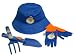 Midwest Gloves and Gear DO7-P4,  Diego 4 Piece Kids Garden Glove and Accessory Combo Pack