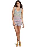O'Neill Juniors Layla Romper, Heather Grey, X-Small