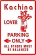 KACHINA PARKING doll indian sign