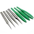 7 Stainless Steel Antimagnetic Tweezers Beading Tools