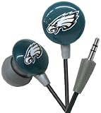 iHip NFF10200PHE NFL Philadelphia Eagles Mini Ear Buds, Green/White
