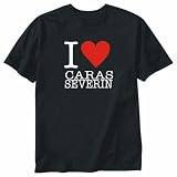 T-Shirt Black  Love Classic Caras-Severin  Romania City