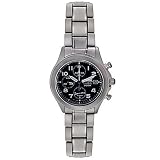Seiko Mens Alarm Chronograph Titanium Watch #SNA139