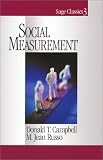 Social Measurement (SAGE Classics)