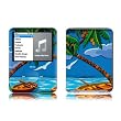 Island Paradise Design Protective Decal Skin Sticker for Apple iPod nano 3G (3rd Generation) 4GB/ 8GB Player