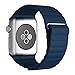 Apple Watch Band, JETech 38mm Genuine Leather Loop with Magnet Lock Strap Replacement Band for Apple Watch 38mm All Models No Buckle Needed (Blue)