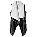 Ayliss Women Winter Wild Collar Sleeveless Jacket Leather Grass Vest Coat