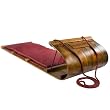 Lucky Bums Heirloom Collection Wooden Toboggan with Pad (48-Inch)