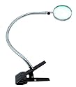 Clamp-On Flex-Neck Magnifier - 4-Diopter - 20" Neck Adjusts to Any Position
