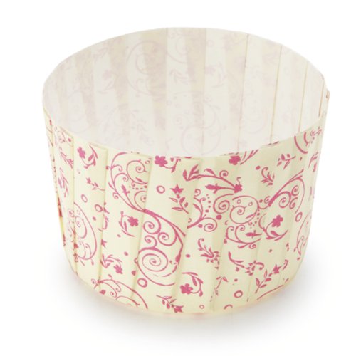 Welcome Home Brands T70121BX Pleated Free-Standing Baking Cups, Set of 12, Blossom Pink