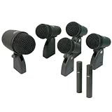 OSP DK-7 7 Piece Drum Microphone Kit with Deluxe Case