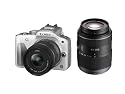 Panasonic デジタル一眼カメラ LUMIX G3 ダブルズームキット シェルホワイト DMC-G3W-W