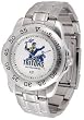 California-San Diego Tritons Suntime Mens Sports Watch w/ Steel Band - NCAA College Athletics