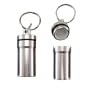 Pillendose Schl�sselanh�nger Aluminium Medikamenten Kapsel Pill Fob Pillen Box Aufbewahrungsbox Wasserdicht Maxi von BLISTERLAND Farbe: Silber