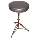 Pyle-Pro PKST50 Double Braced Folding Padded Drum Throne - Keyboard Bench - Guitar Stool