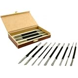 12 Stone Carving Chisels Rock Lapidary Hand Tools New