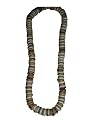 HAWAIIAN COCONUT SHELL SURFER NECKLACE/ CHOKER- 20"