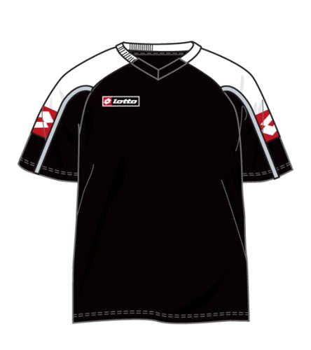 Lotto T-Shirt Premiere, Herren, schwarz/weiß