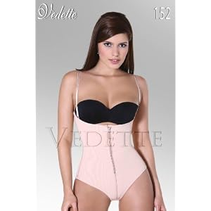 Vedette Style 152, Modeling Braless Body Shaper to Discretely Enhance the Figure