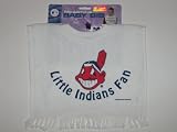 CLEVELAND INDIANS Team Logo Terry Velour Pullover BABY BIB