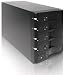 RAIDstream Quad SATA RAID Enclosure, portmultipiler, suports FinalCut Pro, Adobe Permiere, Photoshop. 230MB/s transfer rate. 4 port PCi-e controller included. MAC and PC Compatible