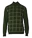 Tasso Elba Twist Mens 1/2 Zip Windowpane Sweater