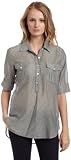 Splendid Women's Honeycomb Shirting Tunic,Carbon,X-Small